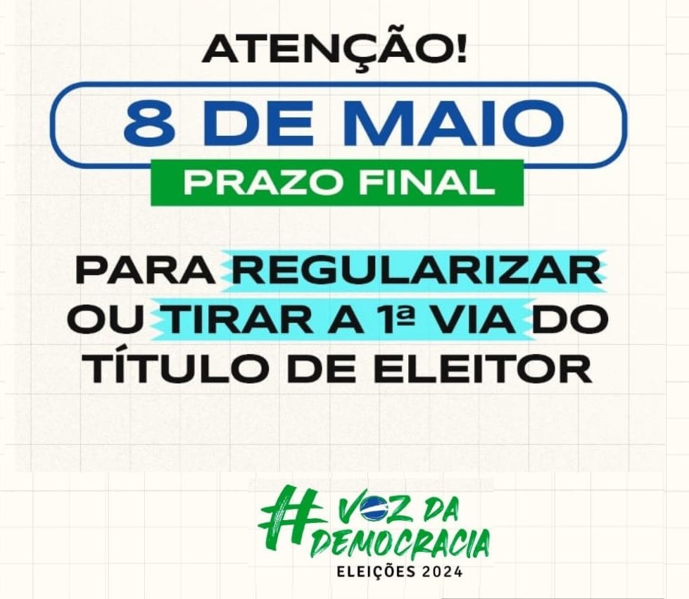 Título Eleitoral: Ainda dá Tempo!!