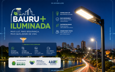 Bauru + Iluminada: Como Solicitar Serviços de Iluminação Pública
